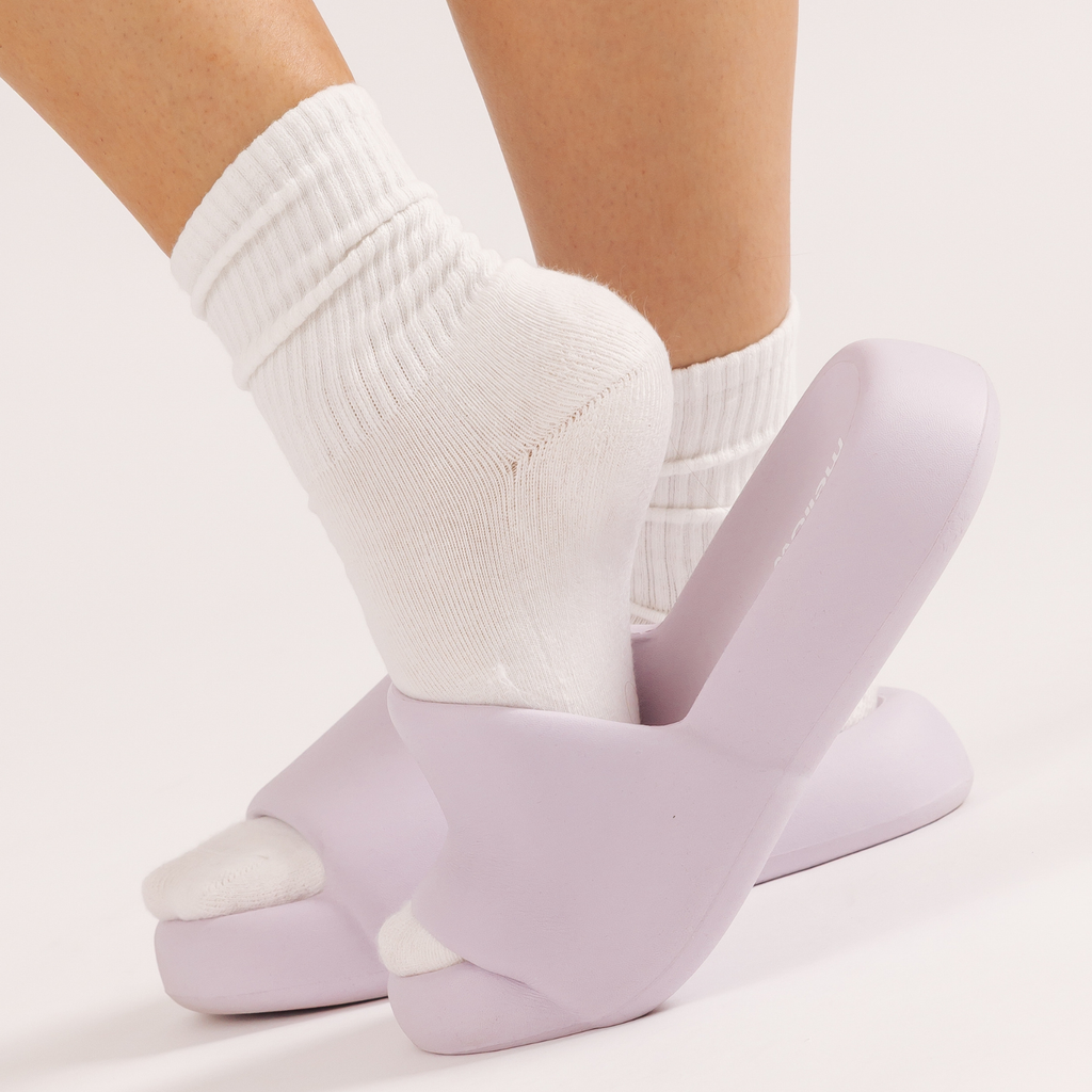 MellowSoft™ Cloud Slides: Lilac / XL(W9–10 / M8–9)