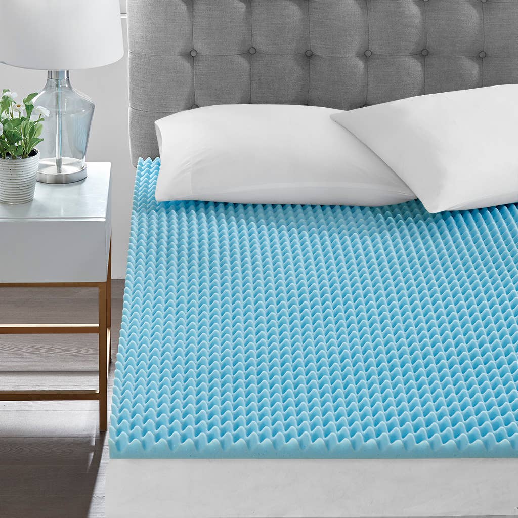 Cooling Gel Memory Foam Mattress Topper 1.5" or 3": Twin / 1.5" Thick