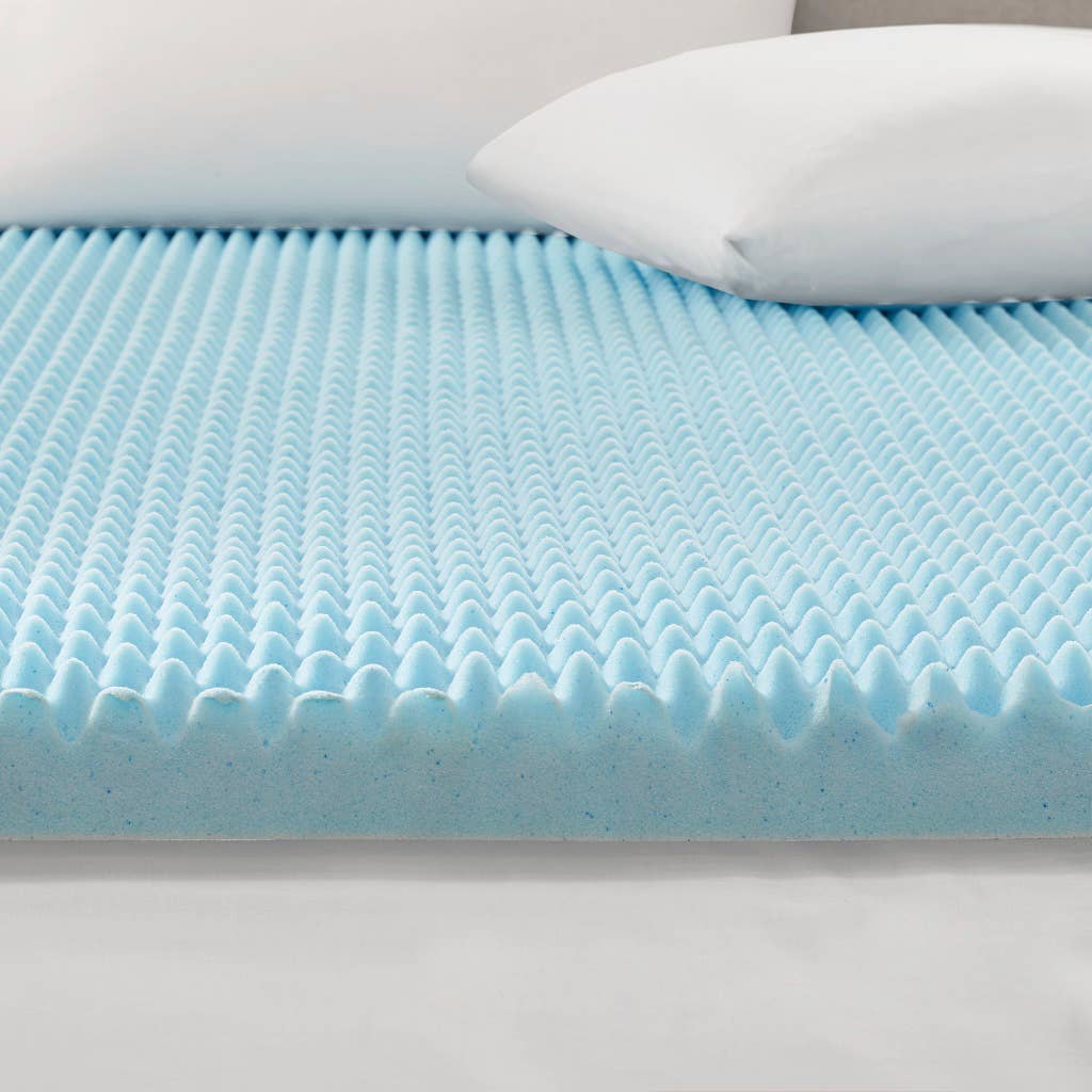 Cooling Gel Memory Foam Mattress Topper 1.5" or 3": Twin / 1.5" Thick