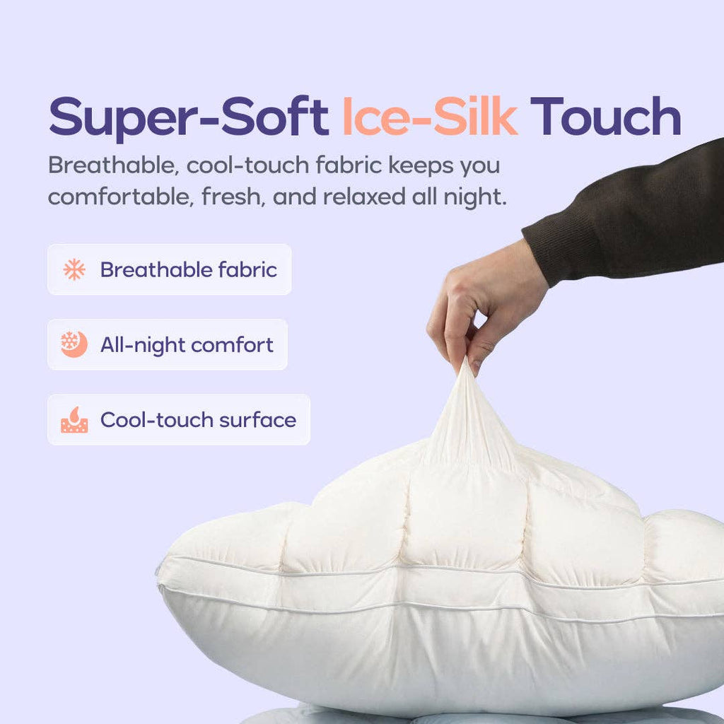Mellow Puff Pillow: White