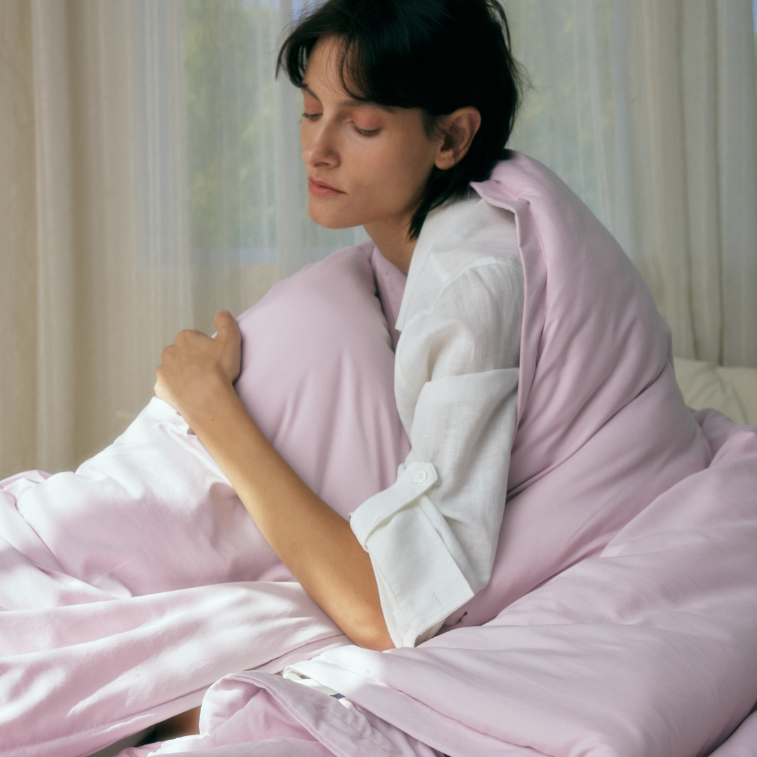 Temperature Control Dual-Layer Comforter: Ivory / Twin/Twin XL
