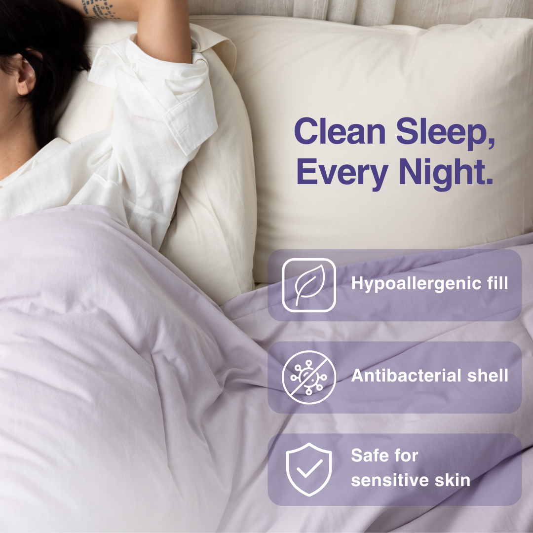 Temperature Control Dual-Layer Comforter: Ivory / Twin/Twin XL