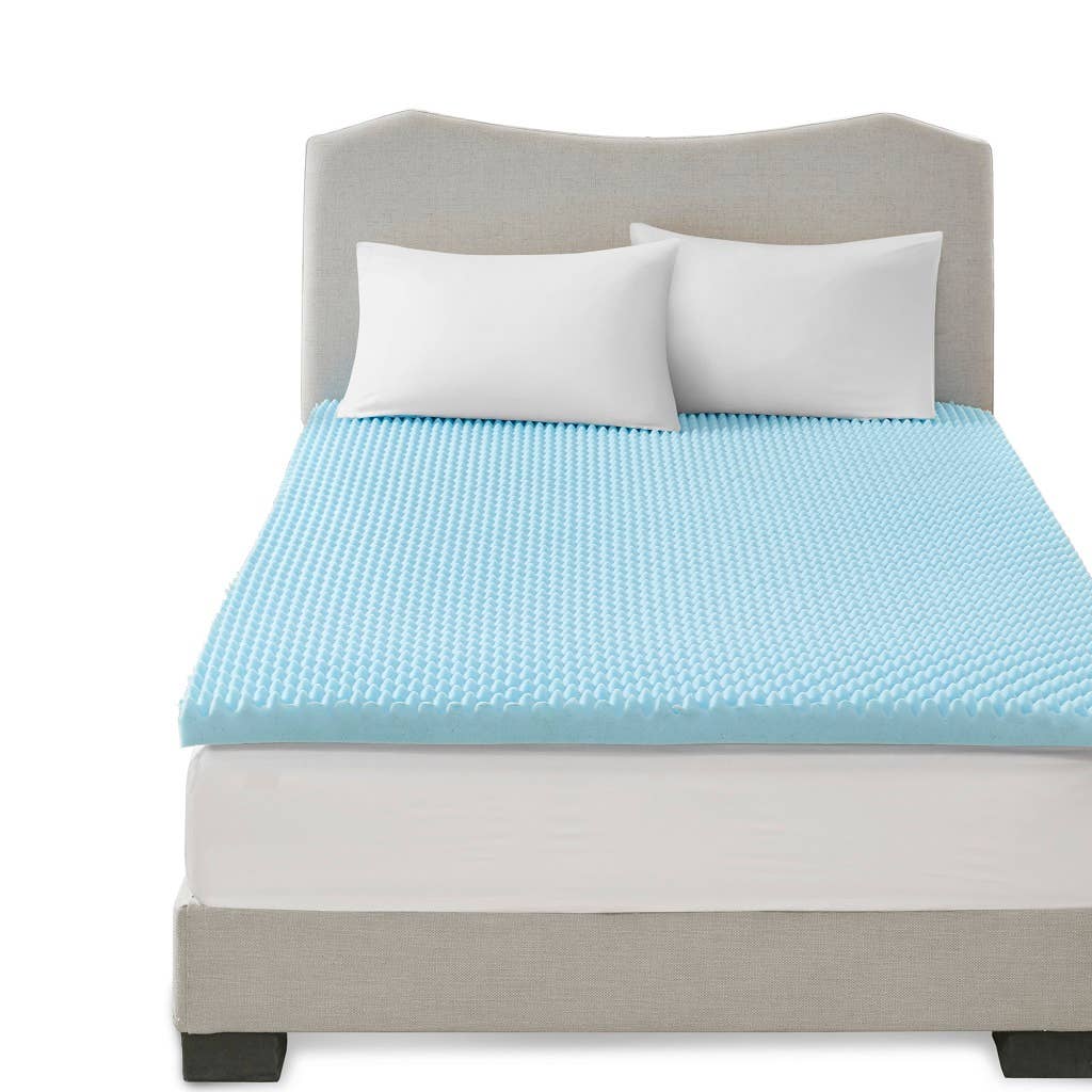 Cooling Gel Memory Foam Mattress Topper 1.5" or 3": Twin / 1.5" Thick