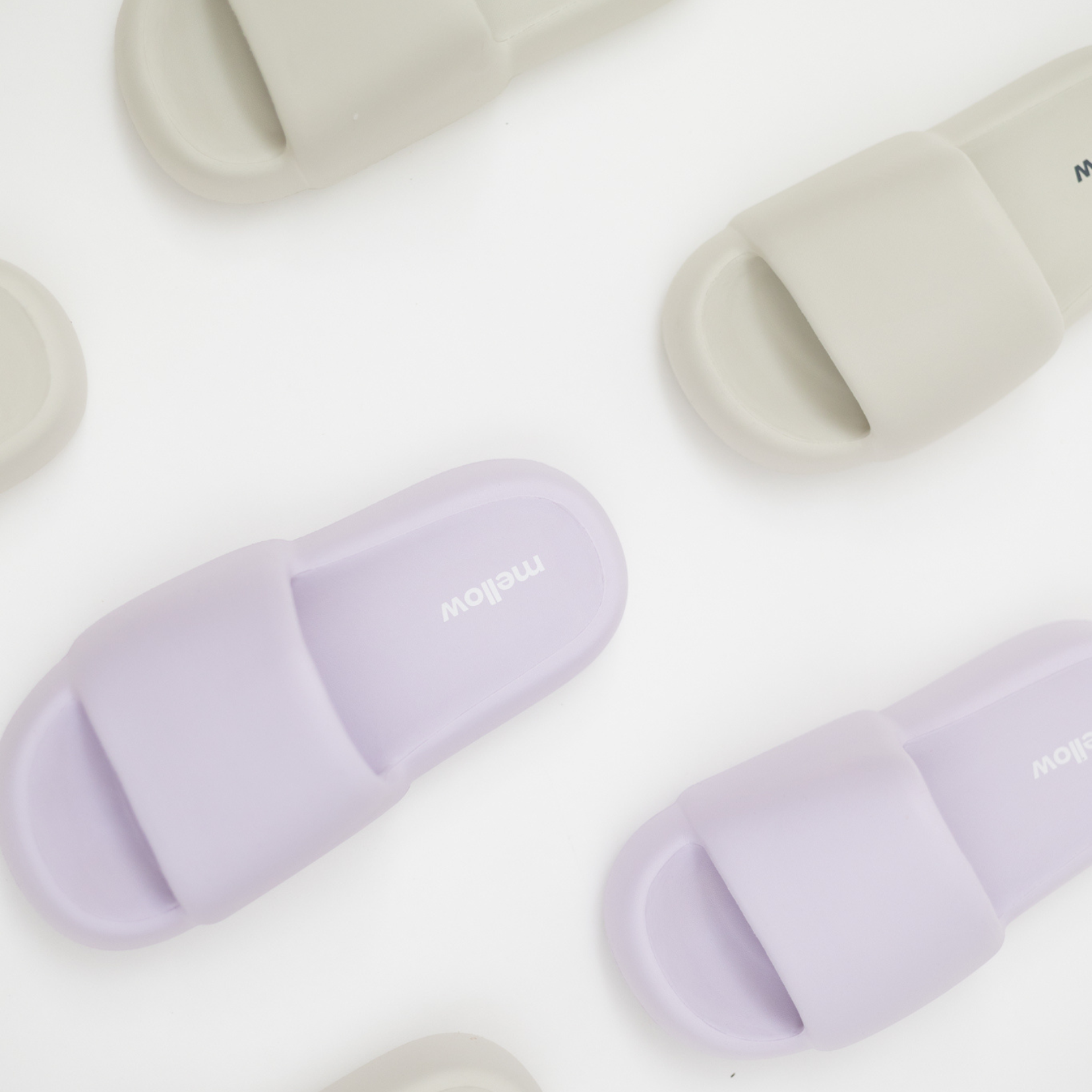 MellowSoft™ Cloud Slides: Lilac / XL(W9–10 / M8–9)