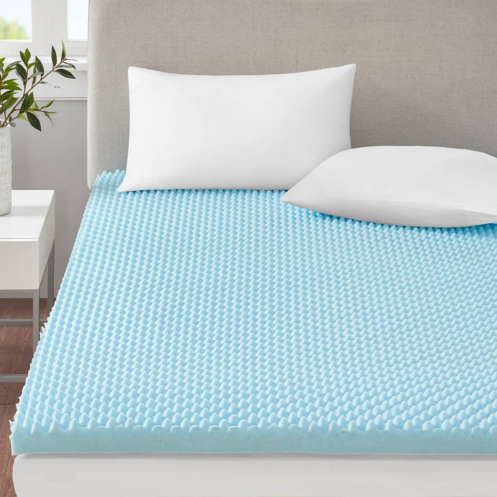 Cooling Gel Memory Foam Mattress Topper 1.5" or 3": Twin / 1.5" Thick