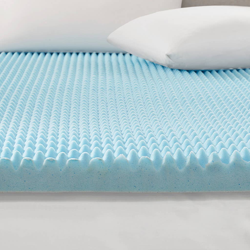 Cooling Gel Memory Foam Mattress Topper 1.5" or 3": Twin / 1.5" Thick