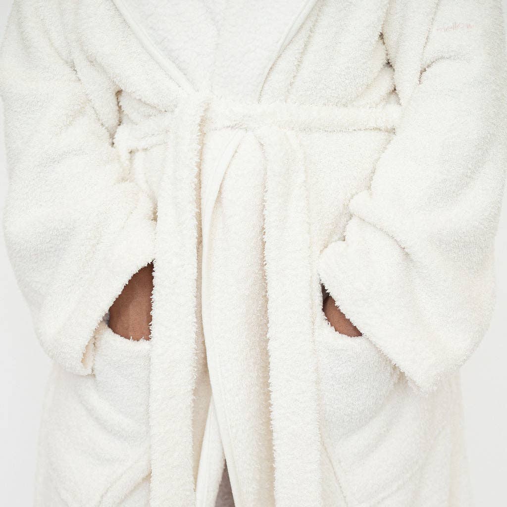 MellowSoft™ Hooded Robe: Lilac / L