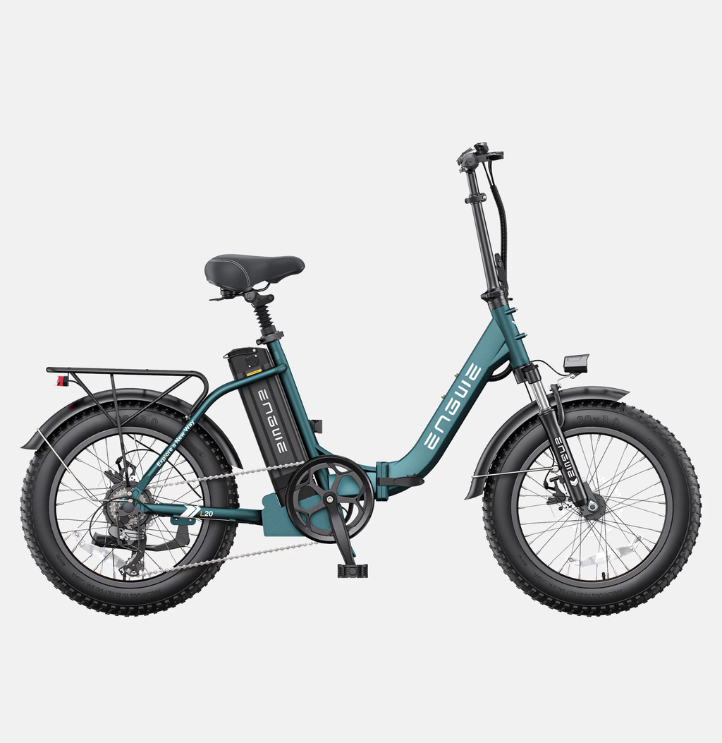 ENGWE L20 2.0 750W 75N.m 80 Miles Step-Thru Utility E-bike: Green