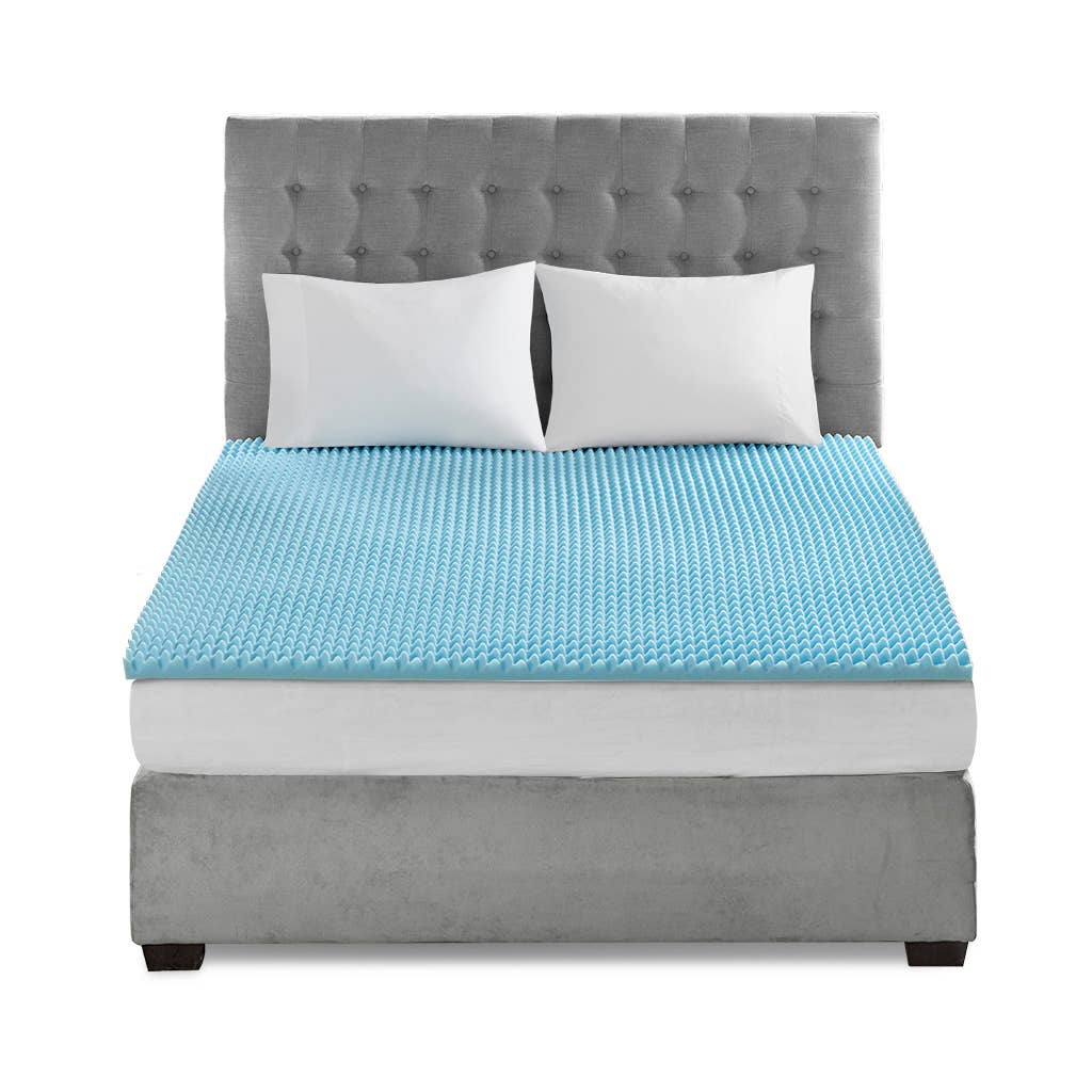 Cooling Gel Memory Foam Mattress Topper 1.5" or 3": Twin / 1.5" Thick