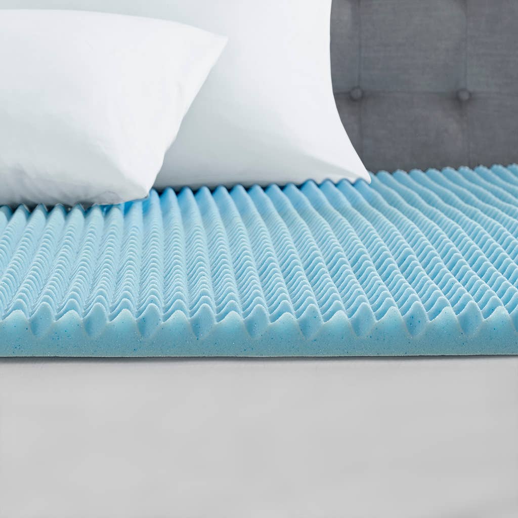 Cooling Gel Memory Foam Mattress Topper 1.5" or 3": Twin / 1.5" Thick