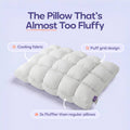 Mellow Puff Pillow: White