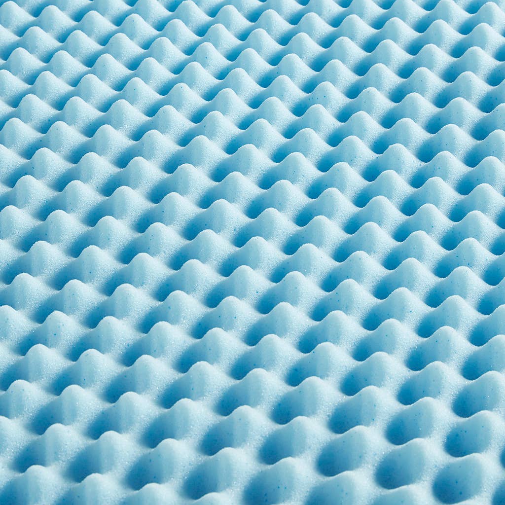 Cooling Gel Memory Foam Mattress Topper 1.5" or 3": Twin / 1.5" Thick