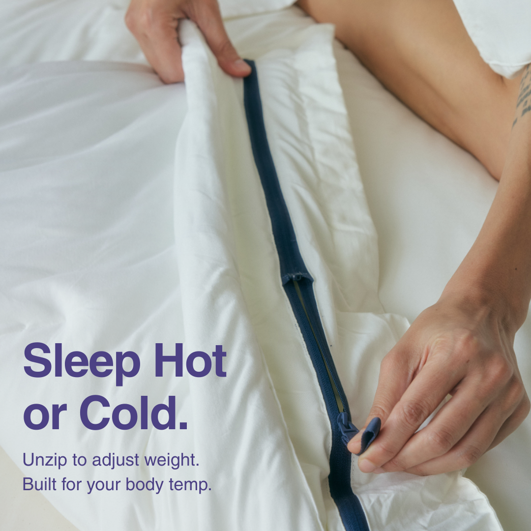 Temperature Control Dual-Layer Comforter: Ivory / Twin/Twin XL